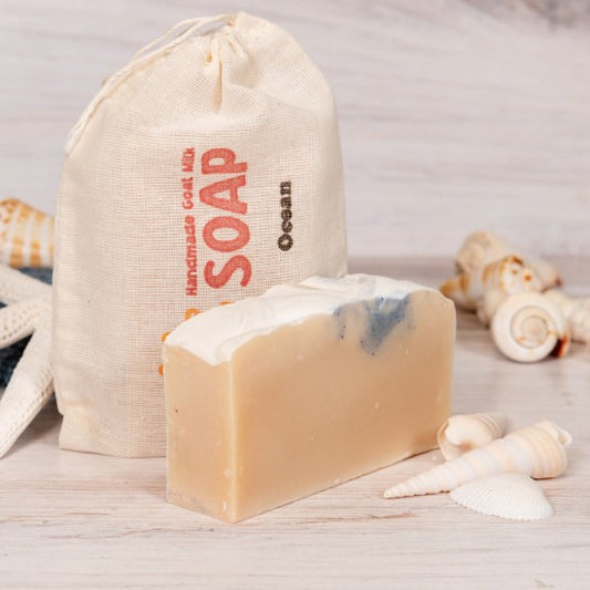 goat milk soap ocean bag